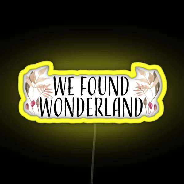 Wonderland Taylor Swift Led RGB Neon Sign