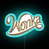 Willy Wonka's Dreamy RGB Neon Sign for Home Decor Enthusiasts
