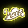 Vibrant Wonka 2023 RGB Neon Sign for Indoor Decoration and Ambiance.