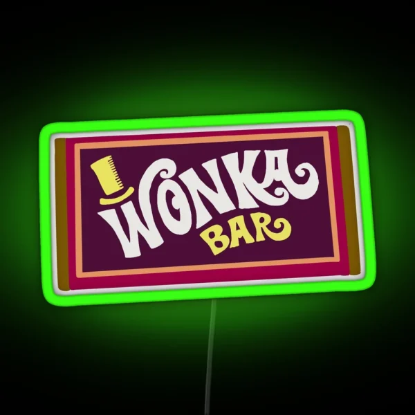 Wonka Bar RGB Neon Sign