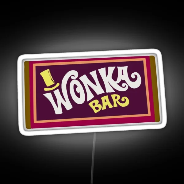 Wonka Bar RGB Neon Sign