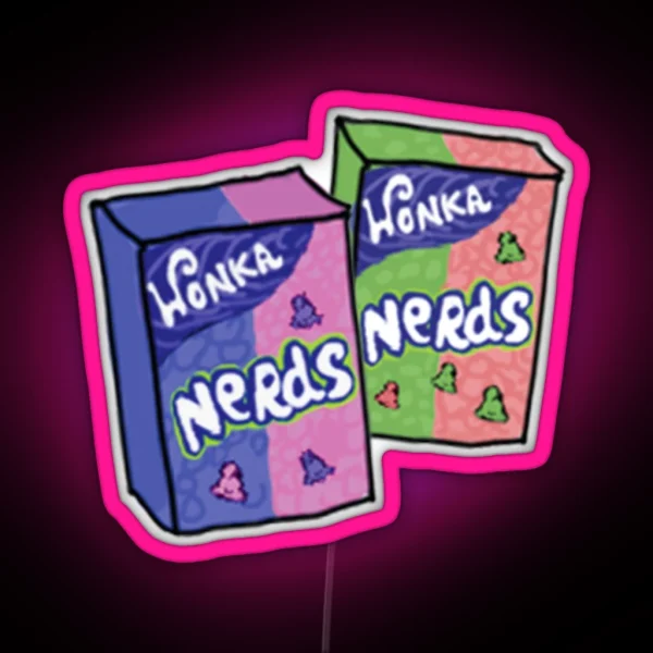 Wonka Nerds Candy RGB Neon Sign