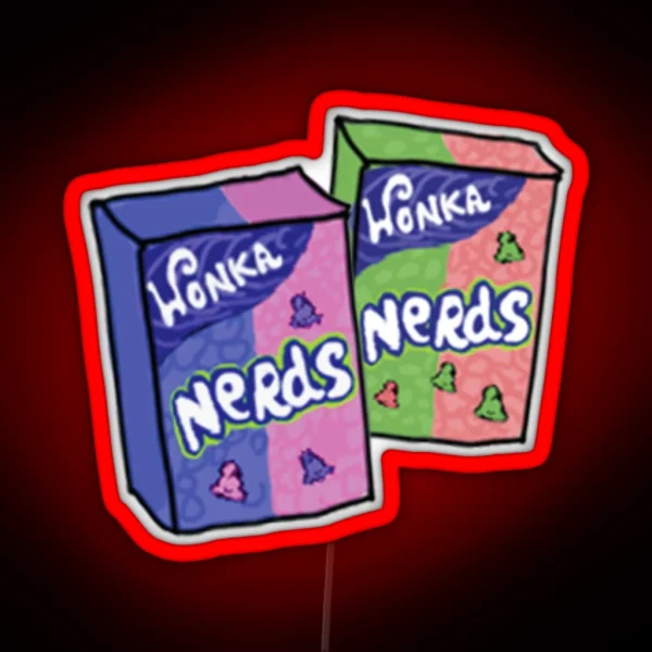 Wonka Nerds Candy RGB Neon Sign
