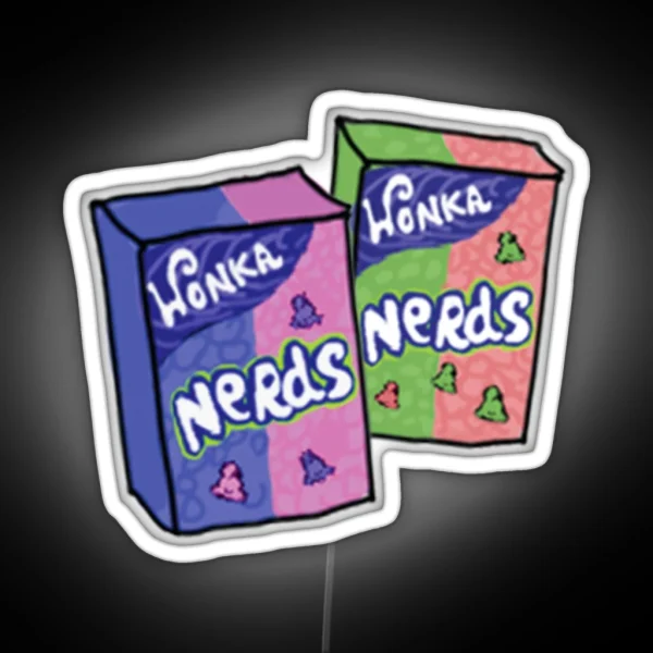 Wonka Nerds Candy RGB Neon Sign
