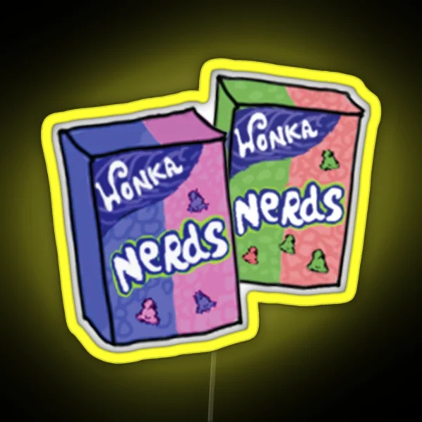 Wonka Nerds Candy RGB Neon Sign