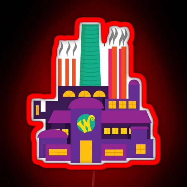Wonka S Factory RGB Neon Sign