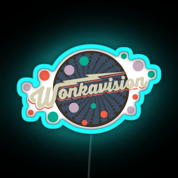 Wonkavision RGB Neon Sign