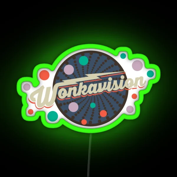 Wonkavision RGB Neon Sign