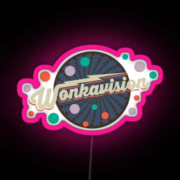 Wonkavision RGB Neon Sign