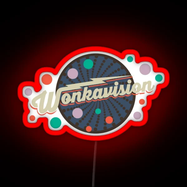 Wonkavision RGB Neon Sign