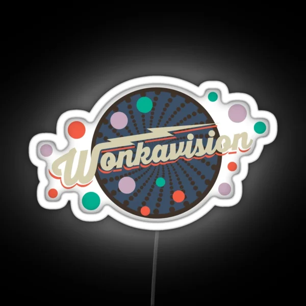 Wonkavision RGB Neon Sign