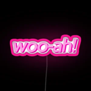 Woo Ah RGB Neon Sign