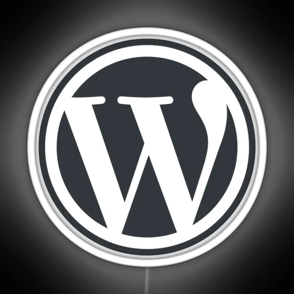 WordPress RGB Neon Sign