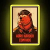 Motivational Communist-Themed RGB LED Sign for Office or Home Decor