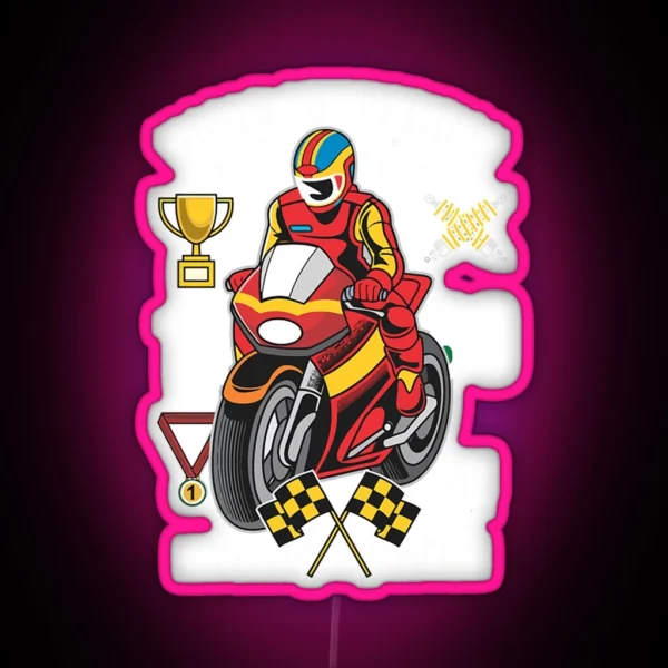 World Competition Superbike Champion RGB Neon Sign