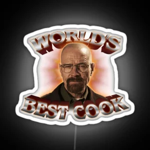 World S Best Cook Walter White Breaking Bad Design RGB Neon Sign