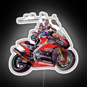 World Superbike Led RGB Neon Sign