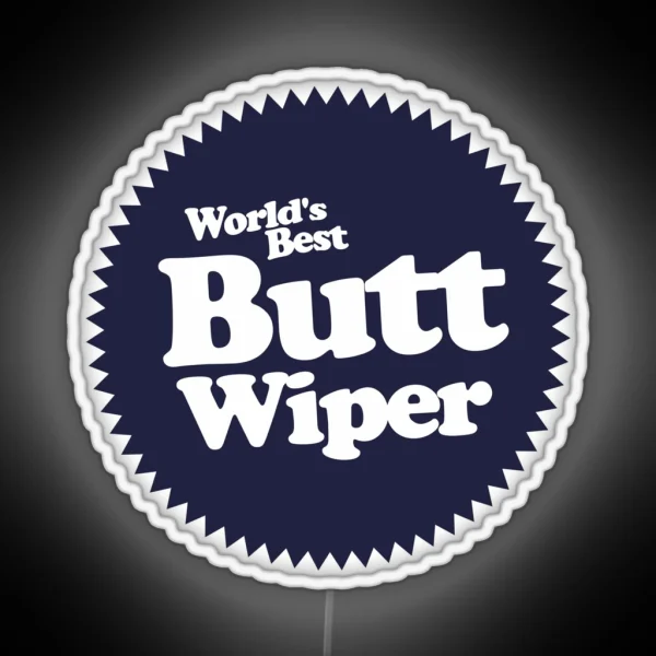 Worlds Best Butt Wiper RGB Neon Sign