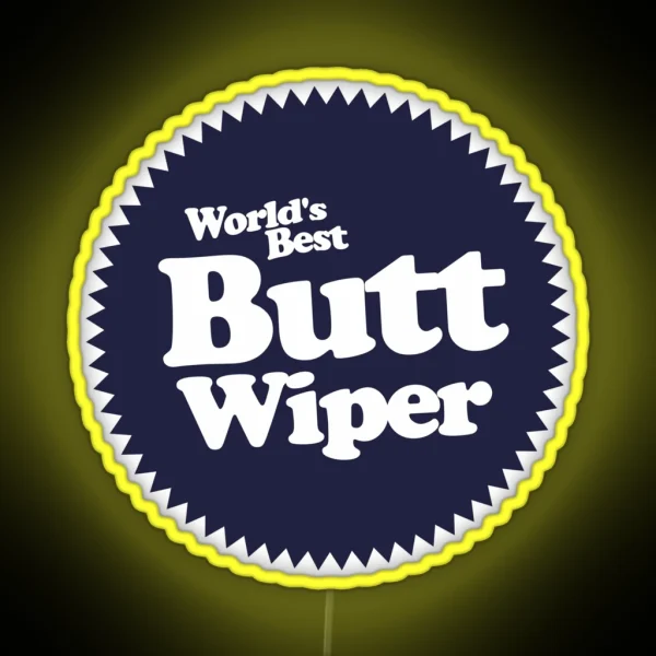 Worlds Best Butt Wiper RGB Neon Sign