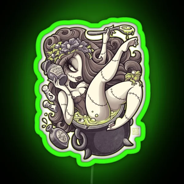 Worm S Wort Soup RGB Neon Sign