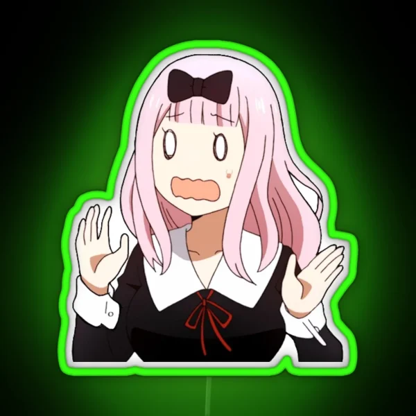 Worried Chika RGB Neon Sign