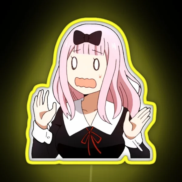 Worried Chika RGB Neon Sign