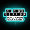 Vintage Game Show Nostalgia in Bold Colorful LED Neon Sign