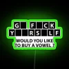 Neon RGB lighting decorative sign featuring comedy game show quote
