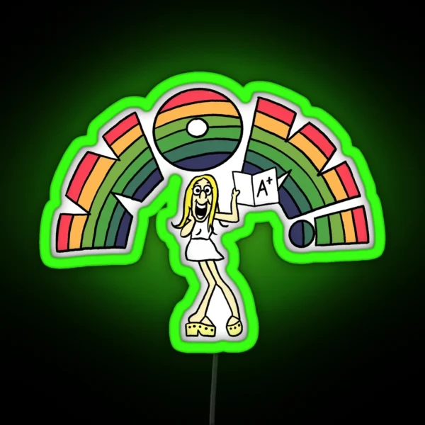 Wow RGB Neon Sign