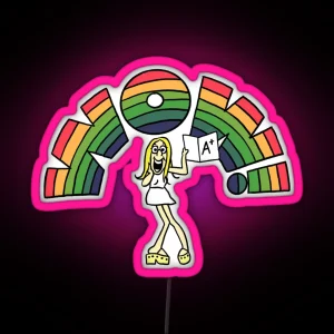 Wow RGB Neon Sign