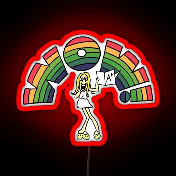 Wow RGB Neon Sign