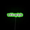 RGB Neon Sign with Customizable Colorful Retro Gaming Inspired Artwork