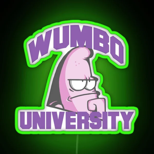 WUMBO UNIVERSITY RGB Neon Sign