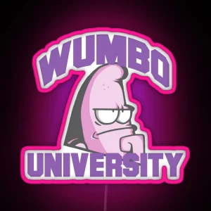 WUMBO UNIVERSITY RGB Neon Sign