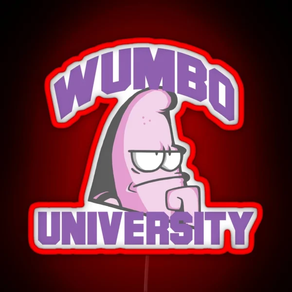 WUMBO UNIVERSITY RGB Neon Sign
