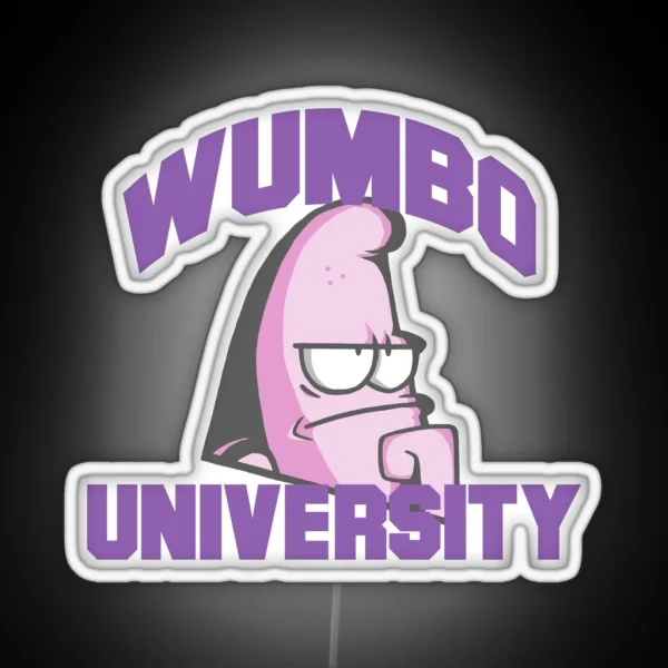 WUMBO UNIVERSITY RGB Neon Sign