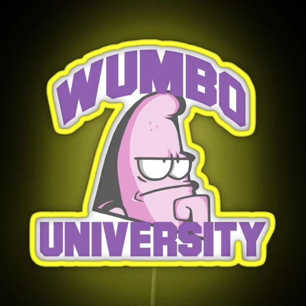WUMBO UNIVERSITY RGB Neon Sign