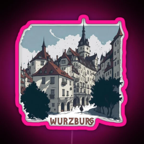 Wurzburg RGB Neon Sign