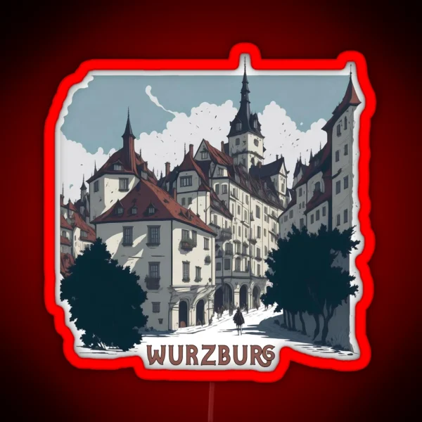 Wurzburg RGB Neon Sign