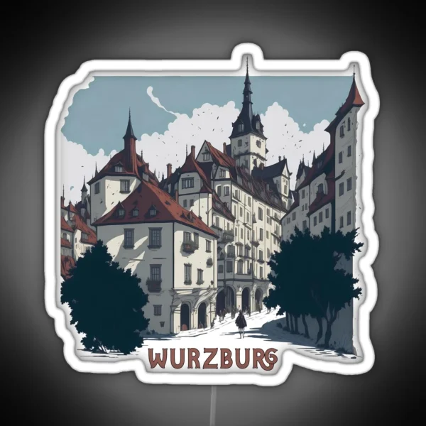 Wurzburg RGB Neon Sign