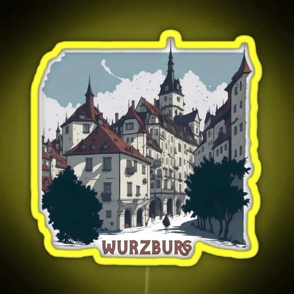 Wurzburg RGB Neon Sign
