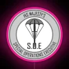 WWII SOE Special Operations Executive RGB Neon Artisan Sign Display