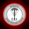 WWII SOE Secret Agent RGB Neon Sign of Bravery Illuminated