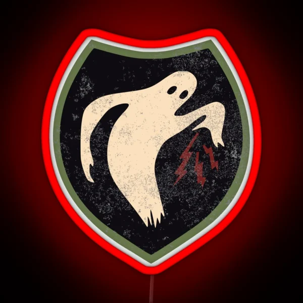 WW2 The Ghost Army Patch Distressed RGB Neon Sign