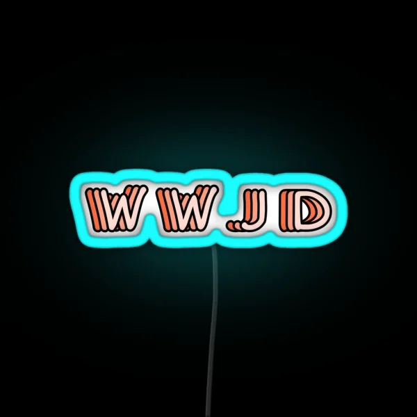WWJD RGB Neon Sign