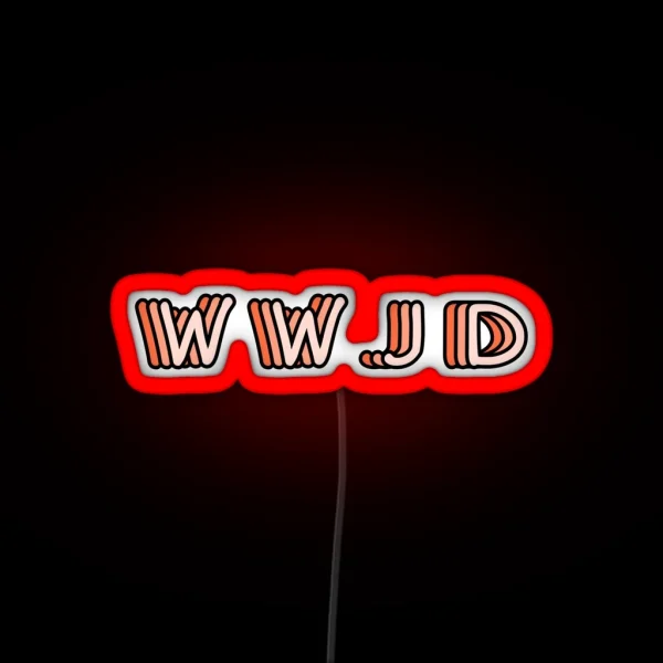 WWJD RGB Neon Sign