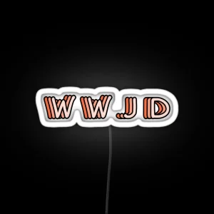 WWJD RGB Neon Sign