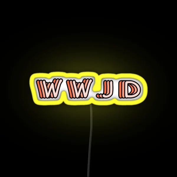 WWJD RGB Neon Sign