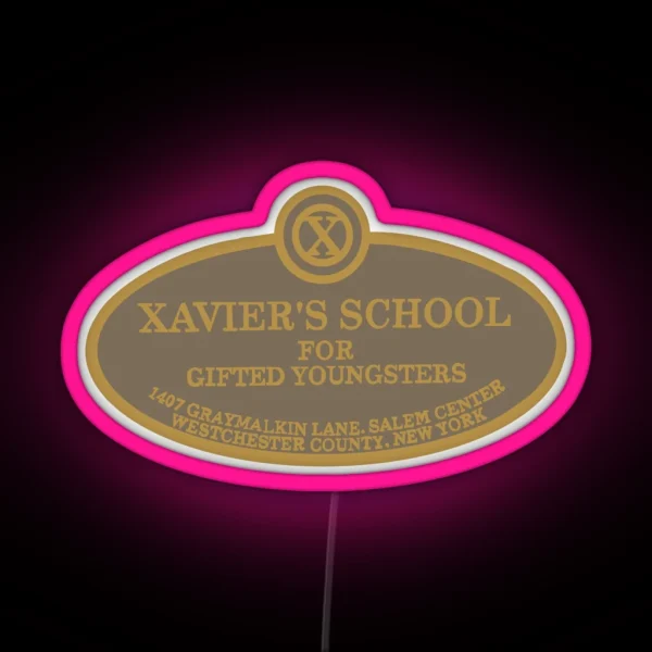 X Men First Class RGB Neon Sign