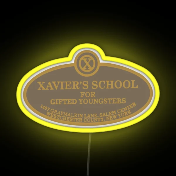 X Men First Class RGB Neon Sign